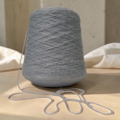 Filato mohair grigio ghiaccio - grigio,