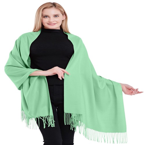 Sciarpa pashmina scialle verde