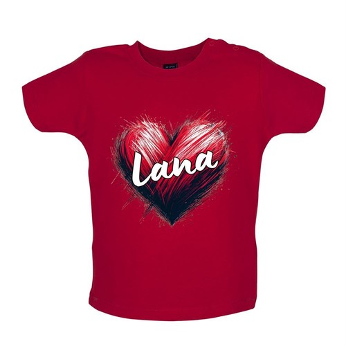 Love heart lana t shirt - heart,