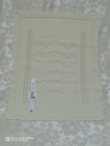 Coperta neonati lana merino - in,